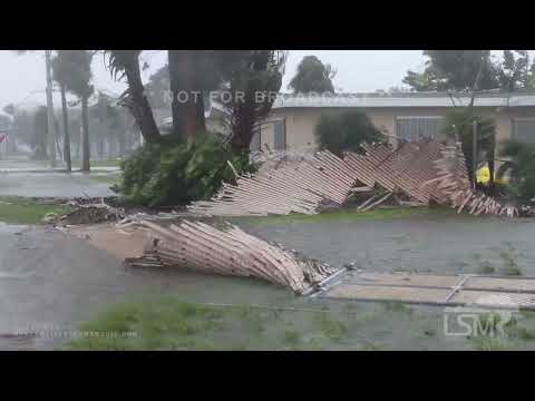 09-28-2022 Punta Gorda, FL - Power Flashes, Flying Debris, Extreme Winds