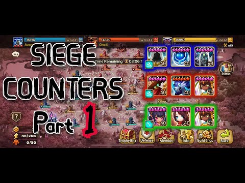 Siege Defense Counters Part 1 - Summoners War