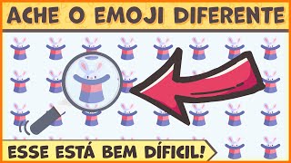 DUVIDO ACERTAR! ENCONTRE o EMOJI DIFERENTE!