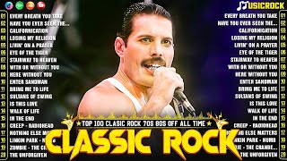 Classic Rock 70s 80s 90s Full Album🔥Nirvana, Queen, MetallicaACDC, Bon Jovi, U2, GNR, Aerosmith