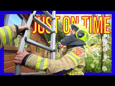 🚒“Net op tijd: beginnende brand in chalet snel onder controle”-VOLUNTEERS DUTCH FIREFIGHTERS -