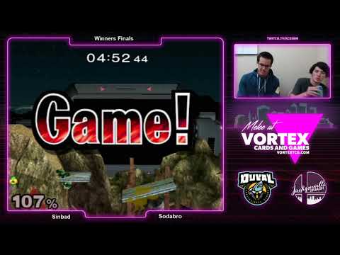 Melee at Vortex #18 - Sinbad (Sheik) Vs. Sodabro (Falco) - WF