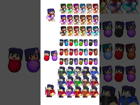 Minecraft Aphmau and Aaron Find the real one in 5 seconds #shorts #trending #Minecraft #Aphmau