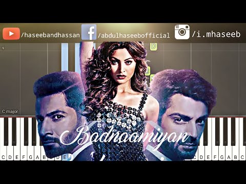 How To Play Badnaamiyan on Piano - Piano Tutorial & Piano Lesson | Hate Story IV Video