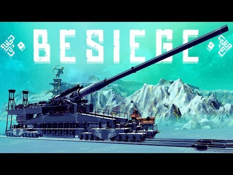 The Largest & Most Powerful Cannon Ever - Exploding Buildings & More - Besiege Best Creations