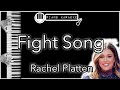 Fight Song - Rachel Platten - Piano Karaoke Instrumental