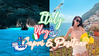 【一婶&Carrie】意大利蜜月Vlog EP.3 卡佈裡島&波西塔諾 | 藍洞 度假勝地 阿馬爾菲海岸