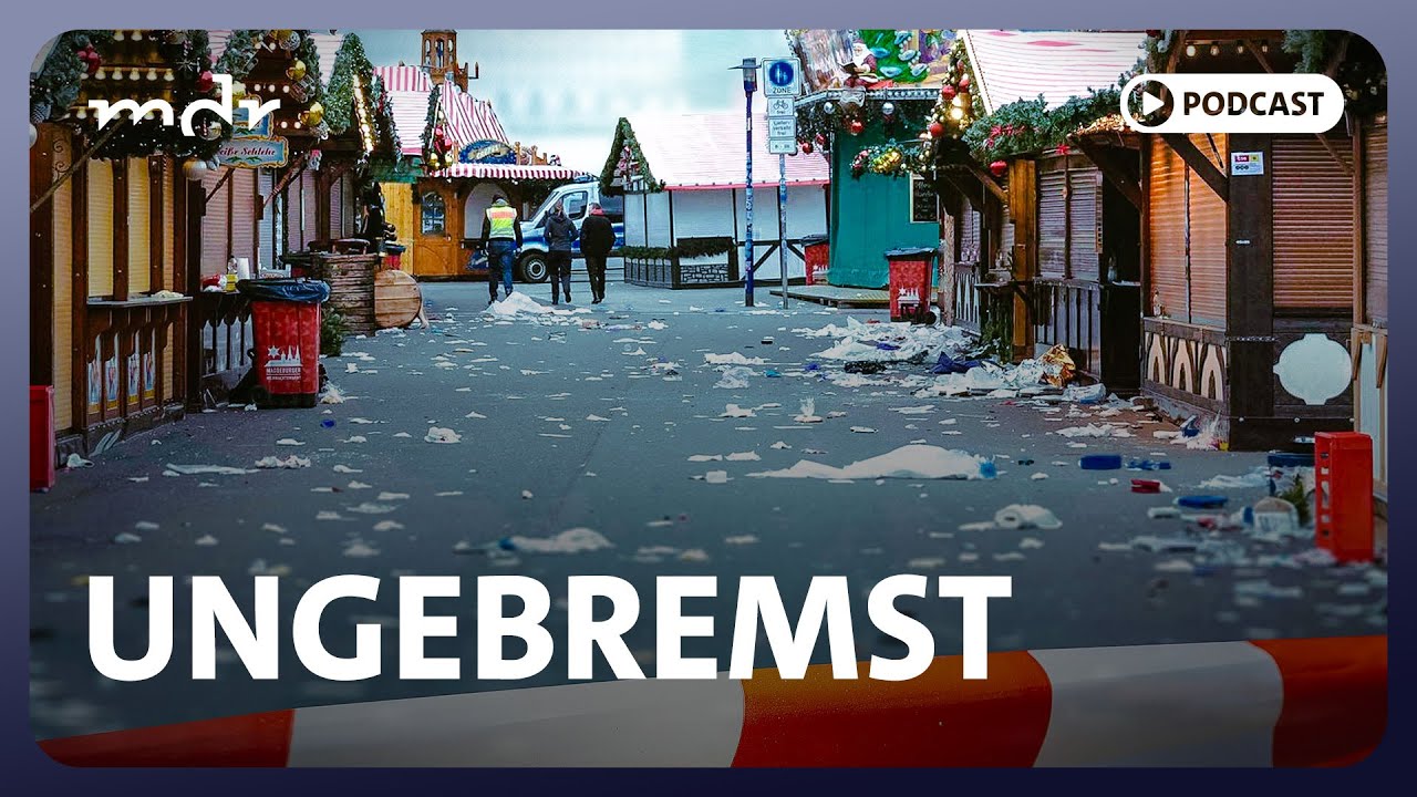 Ungebremst – Der Anschlag auf den Magdeburger Weihnachtsmarkt | Podcast-Trailer | MDR