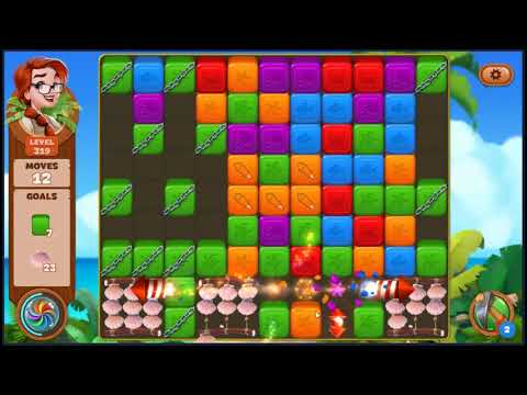 Lost Island Blast Adventure Level 319 - NO BOOSTERS 🏝️ | SKILLGAMING ✔️