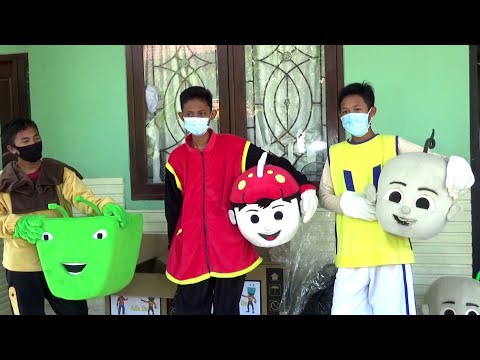 UNBOXING BOBOIBOY ADU DU UPIN IPIN COSPLAY - Kostum Bermain BoBoiBoy & Adu du dan Upin Perahu Layar Video