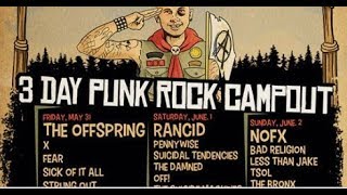 Camp Anarchy‘ Punk festival feat. NOFX/The Offspring/Rancid/Pennywise/ and more..