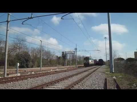 E655.178 sul MRS 67400 Pomezia - Cava Tigozzi, in partenza da Pomezia