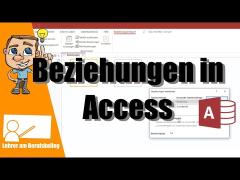 Beziehungen in Access erstellen (Tutorial)