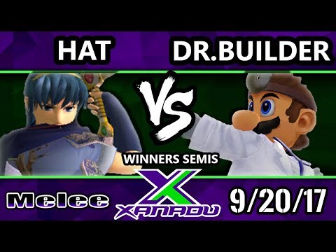 S@X 220 Melee - Hat (Marth,C. Falcon) Vs. Doctor Builder (Dr. Mario) - Smash Melee Winners Semis