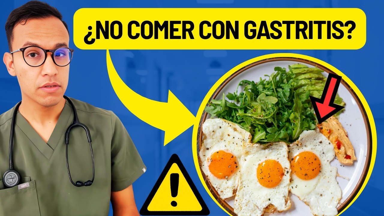 DIETA para GASTRITIS : ¿Qué es mejor comer?