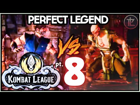 【 MK1 】PERFECT LEGEND VS KOMBAT LEAGUE pt.8! - MK1 Gameplay (Scorpion, Baraka, Raiden, Subzero)
