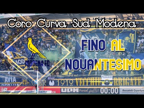 Fino al novantesimo - Coro ultras Modena Curva Sud [CON TESTO]
