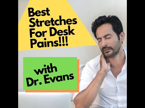 Best Desk Stretches for Neck Pain, Upper Back Pain, Low Back Pain and Hip Pain for Immediate Relief!