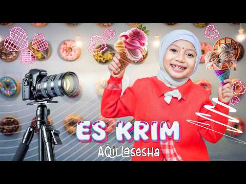 AQILA REKAMAN VIDEO KLIP LAGU ES KRIM
