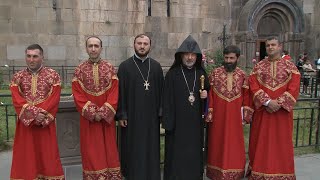 Պայծառակերպության տոնի օրը Կեչառիս վանքում Դպրության տվչության կարգ է կատարվել