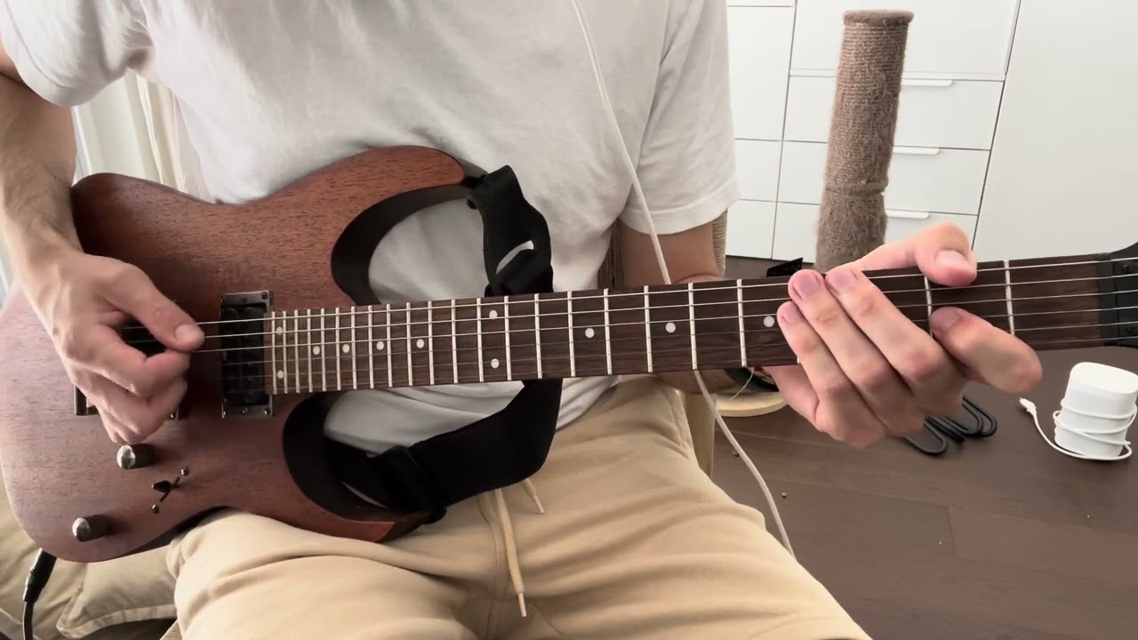 Roberto Barlocci playing the Lose Yourself intro riff by Eminem on electric guitar
