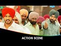 Fuffad Ji Punjabi Movie Action Scene Gurnam Bhullar Jasmin Bajwa Binnu Dhillon Sidhika S