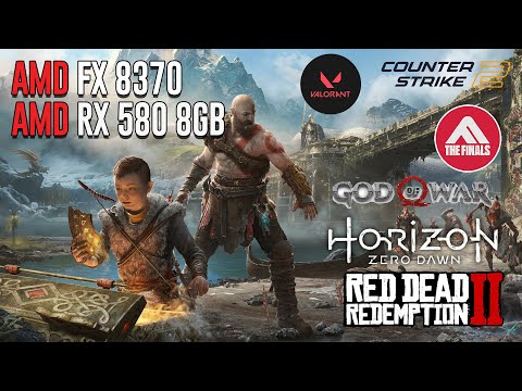 FX 8370+ RX 580 8GB in 2024? test in 6 GAMETEST+Benchmarks!