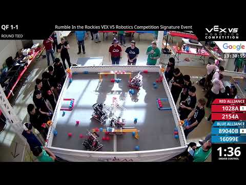 Rumble In the Rockies : Wasatch - QF #1-1 - 1028A & 2154A vs 89040B & 16099E - Auton + Driver