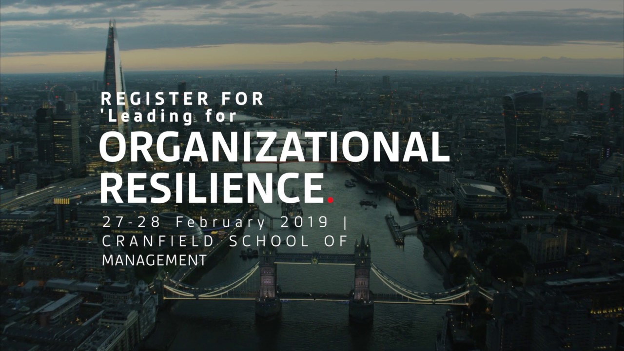 Organizational Resilience Training Ad