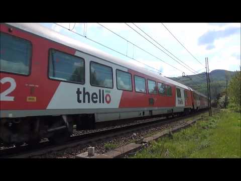 LA SUPER STROMBAZZATA DELLA E.402B CON THELLO, E IL SALUTO DELLA E.652 A RIGOROSO (AL) 15 - 4 - 2017