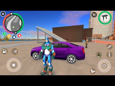 Rope hero vice town game | Rope hero secret mission speed boat & ghosts place | Games on HD gameplay