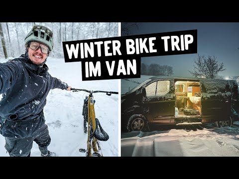 Mini Winter BIKE TRIP 🥶 Ein Mountainbike Abenteuer fürs Wochenende | Freeride Flo