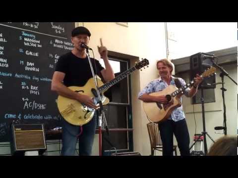 Geoff Achison with Jimi Hocking