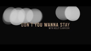 Jason Aldean - Don&#39;t You Wanna Stay (with Kelly Clarkson) (Lyric Video)