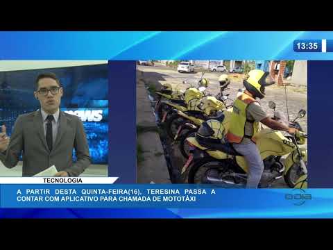 O DIA NEWS 15 01 2020  Teresina passa a contar com aplicativo para chamada de mototaxi