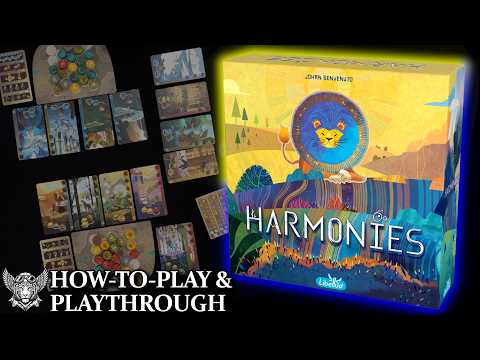 Harmonies Board Game Explained | Full Tutorial & Gameplay