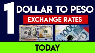 1 USD to PHP  DOLLAR TO PESO EXCHANGE RATE TODAY20 APRIL 2024