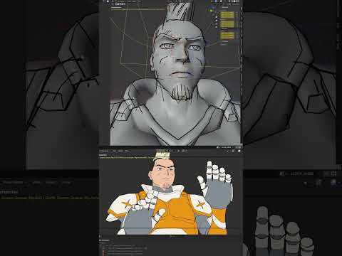 Making #indieanime in #blender Part 21