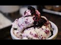 Easy Blueberry Cheesecake Ice Cream No Churn Ice Cream