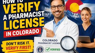 How to verify a pharmacist license in Colorado