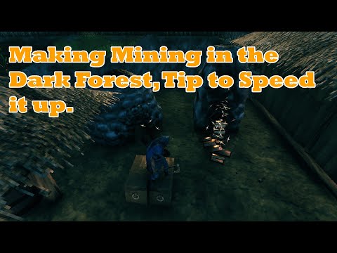 Valheim - Lets make Black Forest Mining Better! Tips for early mining and and outpost building.