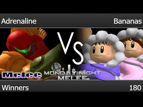 MNM 180 - Adrenaline (Samus, Luigi) vs Bananas (ICs) Winners - Melee