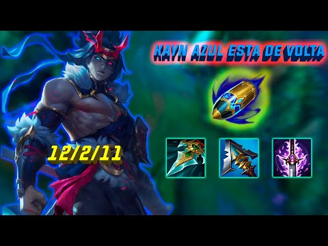 Kayn Azul Voltou A Dar Dano? - Carregando ADC Tiltado - Mono Kayn Gameplay!