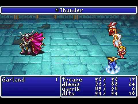 Final Fantasy 1 - The Light Warriors vs. Garland