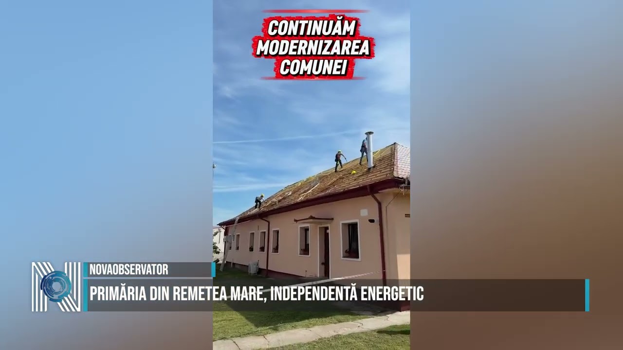 Primăria din Remetea Mare, independentă energetic