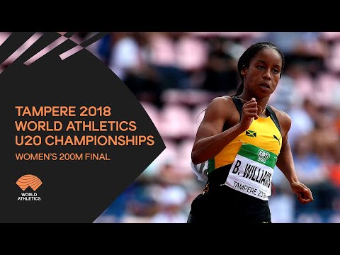 Women's 200m Final - World Athletics U20 Championships Tampere 2018