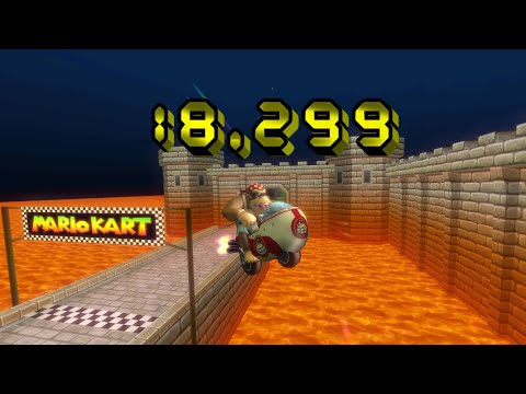 [MKWii TAS] N64 Bowser's Castle Flap (Glitch) - 18.299