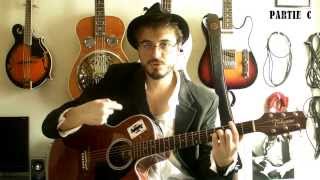 La nuit je mens (Bashung) - Tuto guitare - Part 2/2