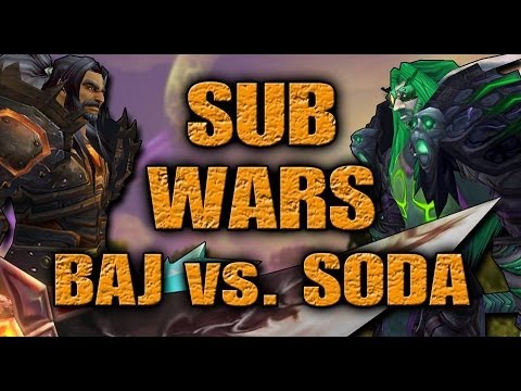 Bajheera vs Sodapoppin Subwars #1 - BG Showdown (p1): Warsong Gulch :D