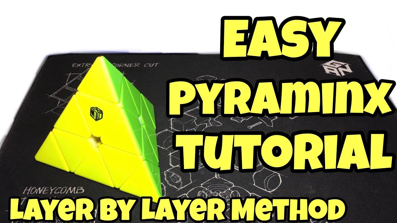 Easy Beginner Pyraminx Tutorial | Layer by Layer Method